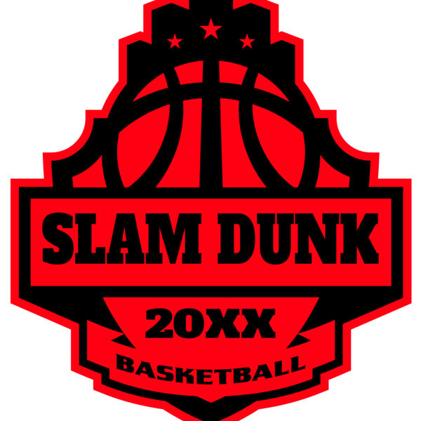 SLAM DUNK Basketball Logo Template Miniaturansicht